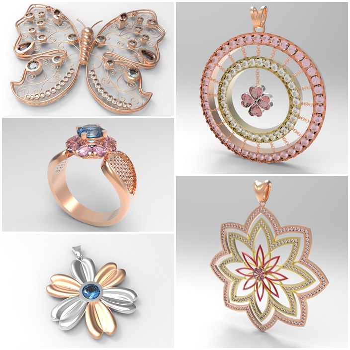 感謝「黎明時尚造形系」3D珠寶設計課程計畫